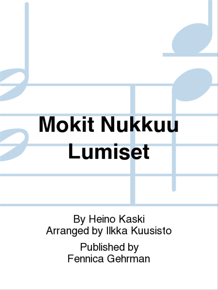 Mökit nukkuu lumiset / Skog och fält i snöskrud stå Orchestra scores gallery preview page 1