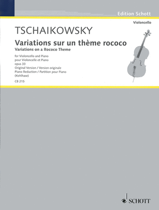 Variationen über ein Rokoko-Thema op. 33