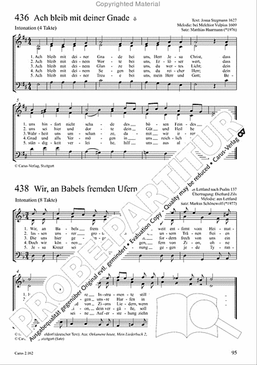 Chorbuch Gotteslob SAM 3-Part scores gallery preview page 96