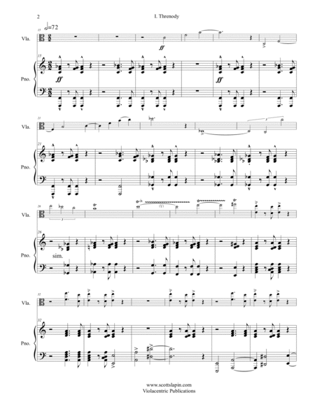 Transcriptions for Viola and Piano, Vol. 1 by Scott Slapin
