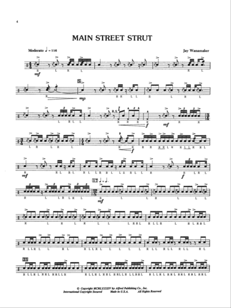 Championship Corps-Style Contest Solos Snare Drum scores gallery preview page 4