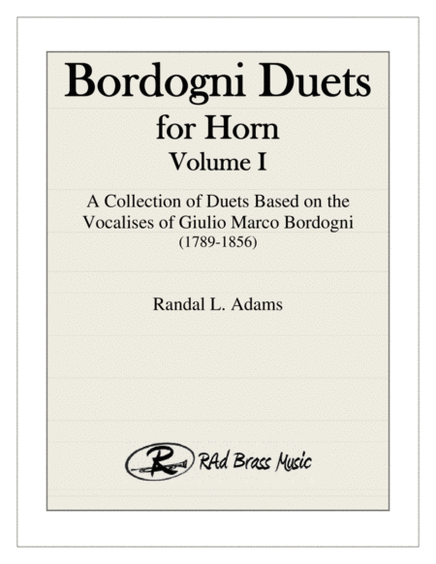 Bordogni Duets for Horn