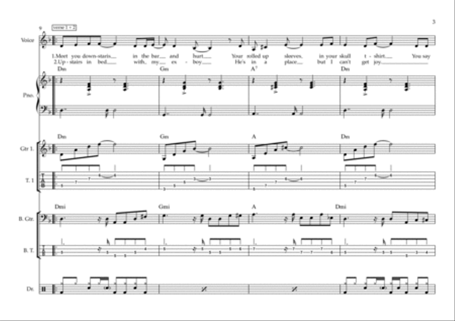 You Know I'm No Good Voice scores gallery preview page 3