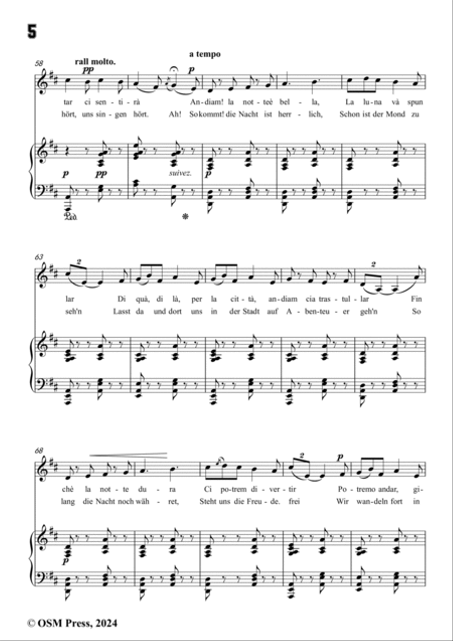Paladilhe-Mandolinata( Souvenir de Rome),in D Major Voice scores gallery preview page 6