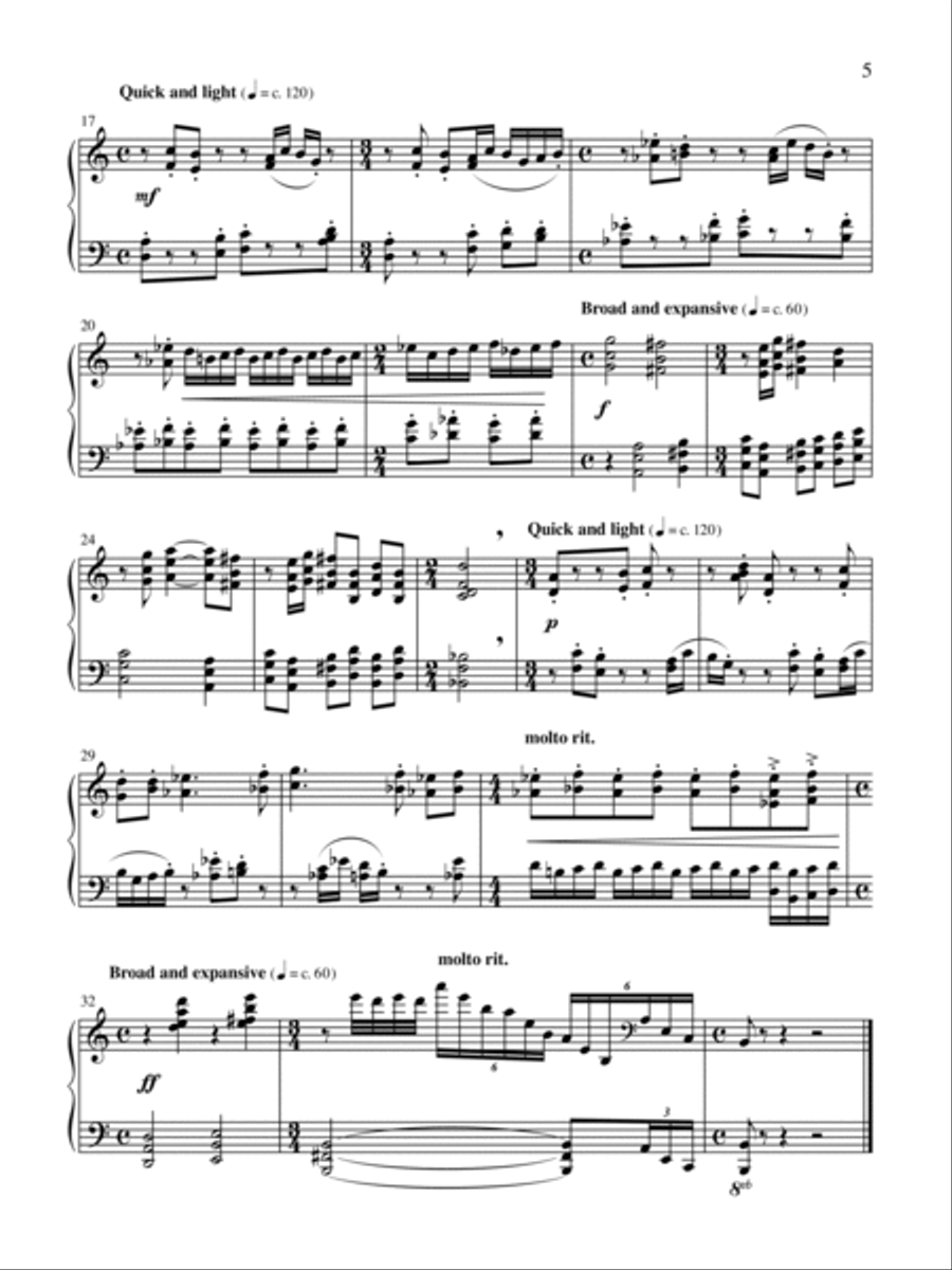 Equine Suite (for solo piano) Piano Solo scores gallery preview page 5