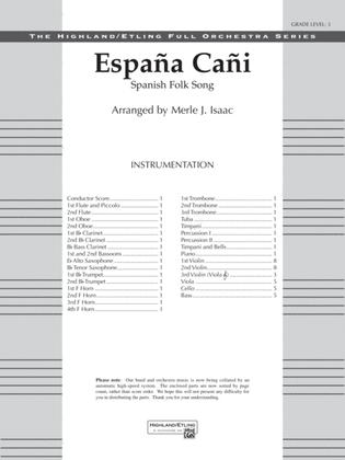 España Cañi: Score