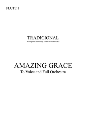 Book cover for AMAZING GRACE (to Voice and Full Orchestra)