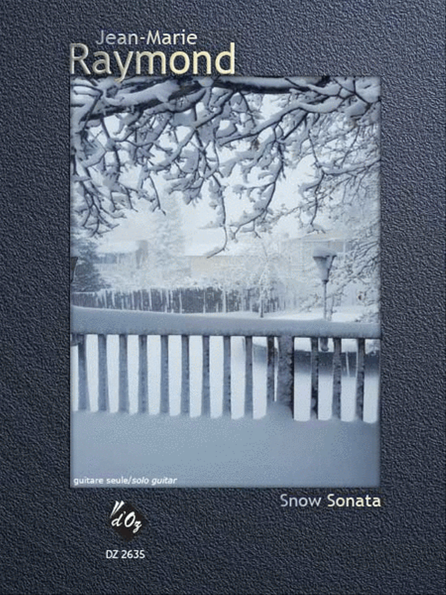 Snow Sonata Classical Guitar scores gallery preview page 1