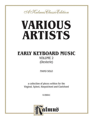 Book cover for Early Keyboard Music, Volume 2