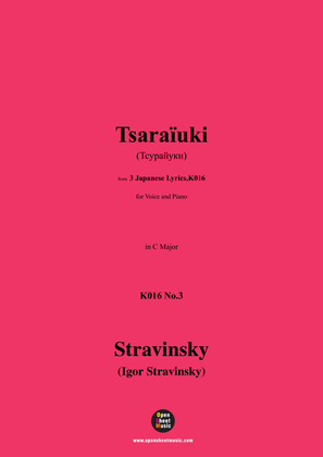 Stravinsky-Tsaraïuki(Tcypайуки)(1913),K016 No.3,in C Major