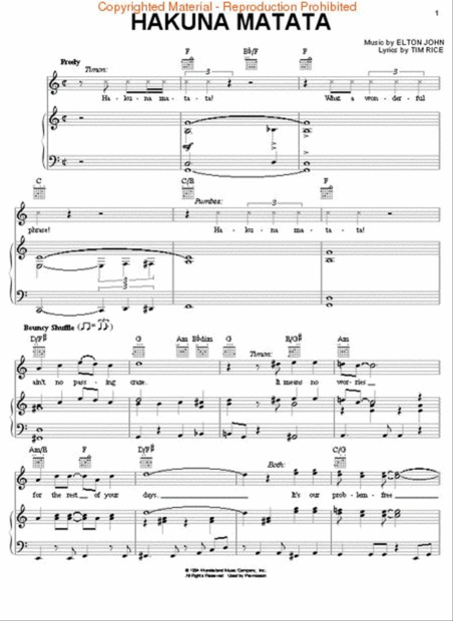 American Film Institute's 100 Years, 100 Songs Piano, Vocal, Guitar scores gallery preview page 2