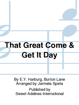 Book cover for That Great Come & Get It Day