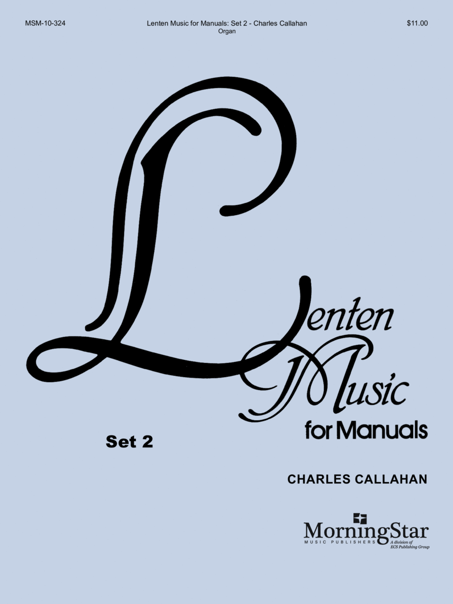 Lenten Music for Manuals, Set 2 Organ scores gallery preview page 1