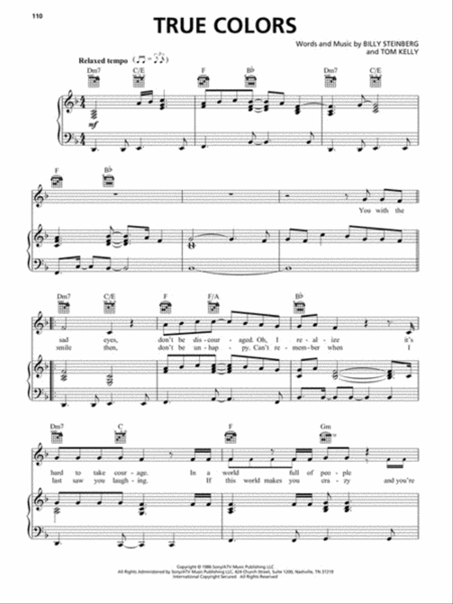 Hallelujah, Imagine & Other Songs of Inspiration Piano, Vocal, Guitar scores gallery preview page 5