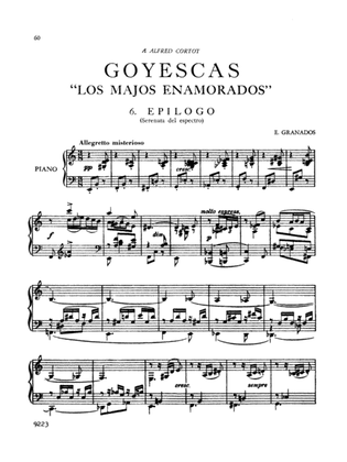 Book cover for Granados: Goyescas (Complete)