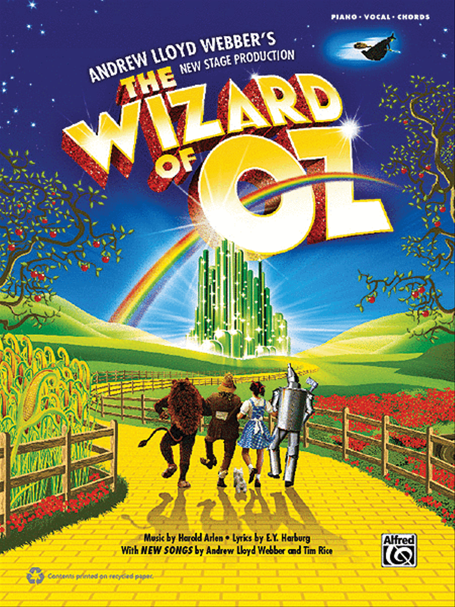 The Wizard of Oz -- Selections from Andrew Lloyd Webber's New Stage Production Piano, Vocal, Guitar scores gallery preview page 1