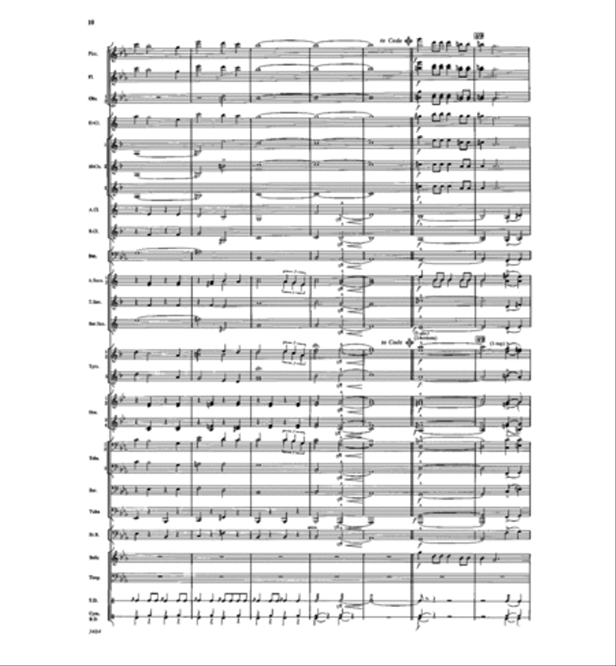 The Americans The Americans Concert Band scores gallery preview page 9