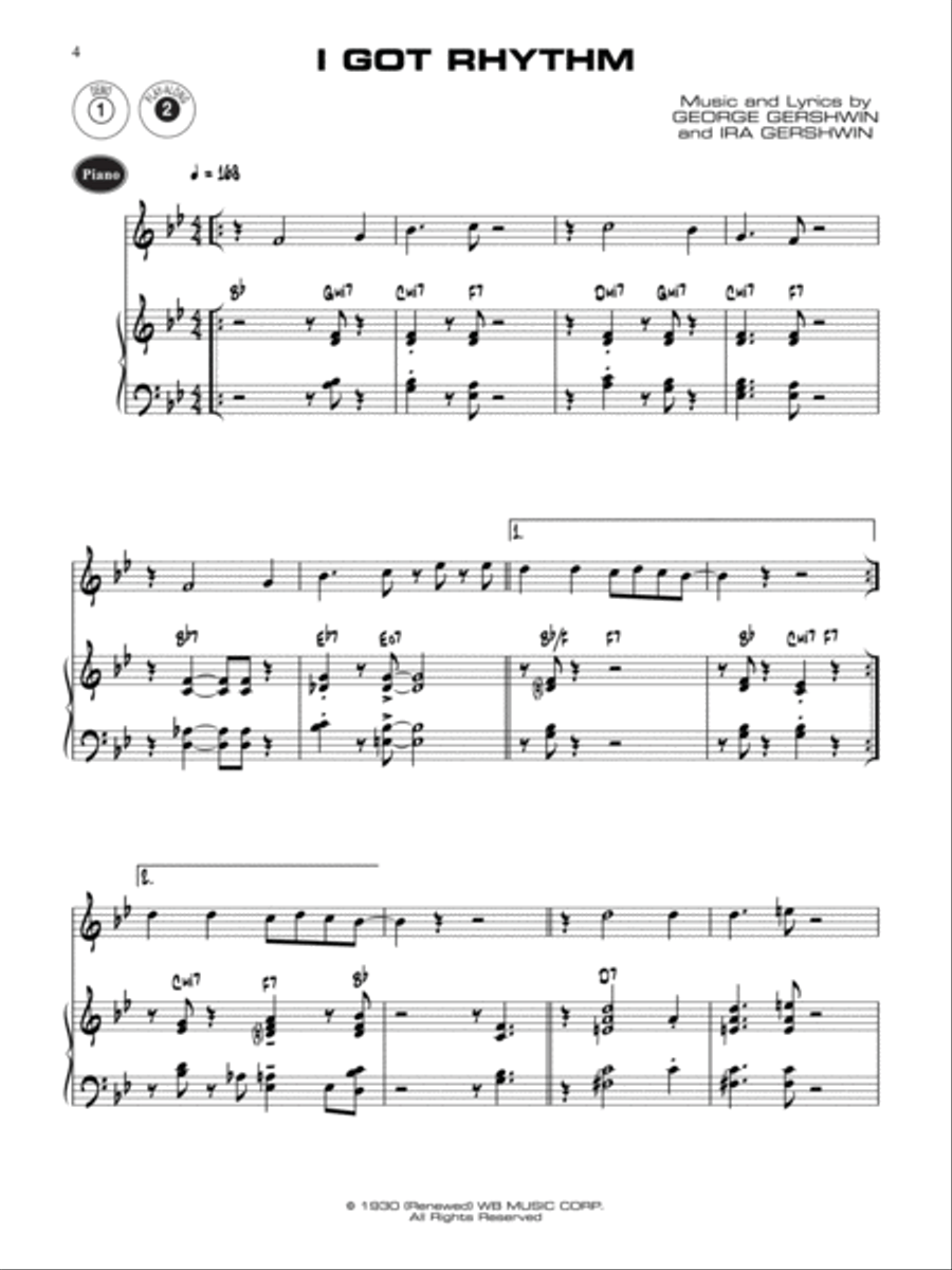 Alfred Jazz Play-Along -- Swingin' Now, Volume 2 Piano scores gallery preview page 3