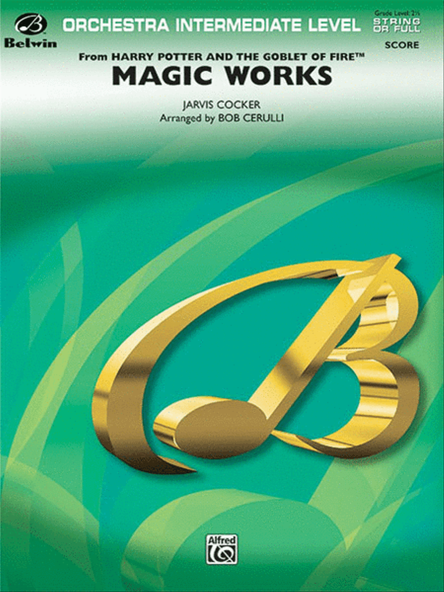 Magic Works (from Harry Potter and the Goblet of Fire) Full Orchestra scores gallery preview page 1