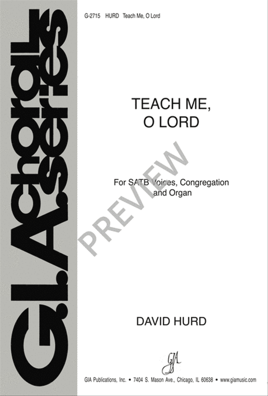 Teach Me, O Lord 4-Part scores gallery preview page 2