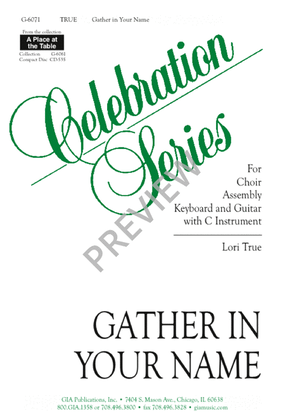Book cover for Gather in Your Name