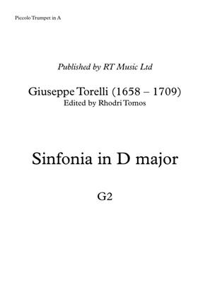 Book cover for Torelli G2 Sinfonia in D major - solo parts