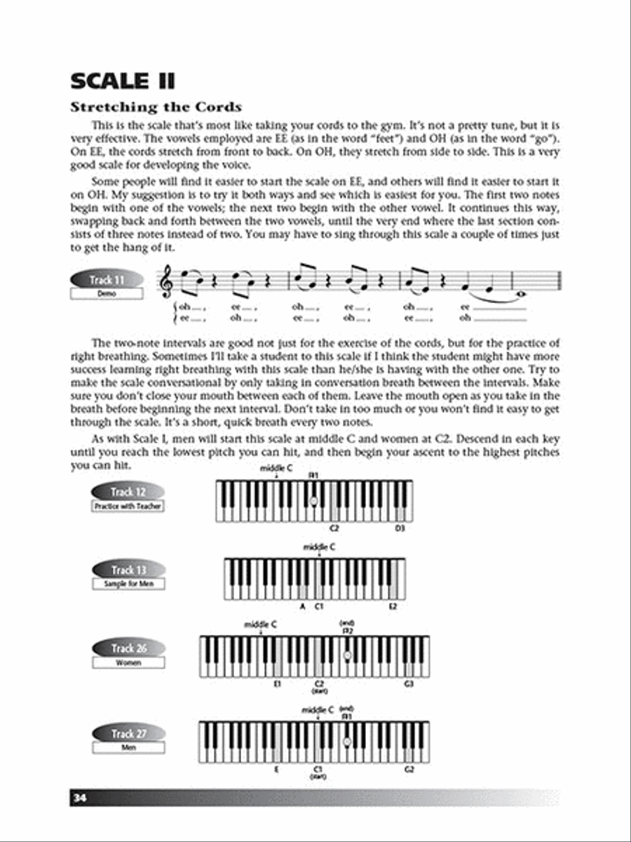 Vocal Technique - A Guide to Finding Your Real Voice Voice scores gallery preview page 5