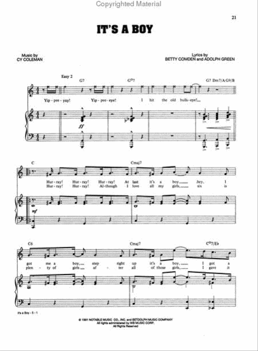The Will Rogers Follies (Vocal Selections) Piano, Vocal, Guitar scores gallery preview page 4