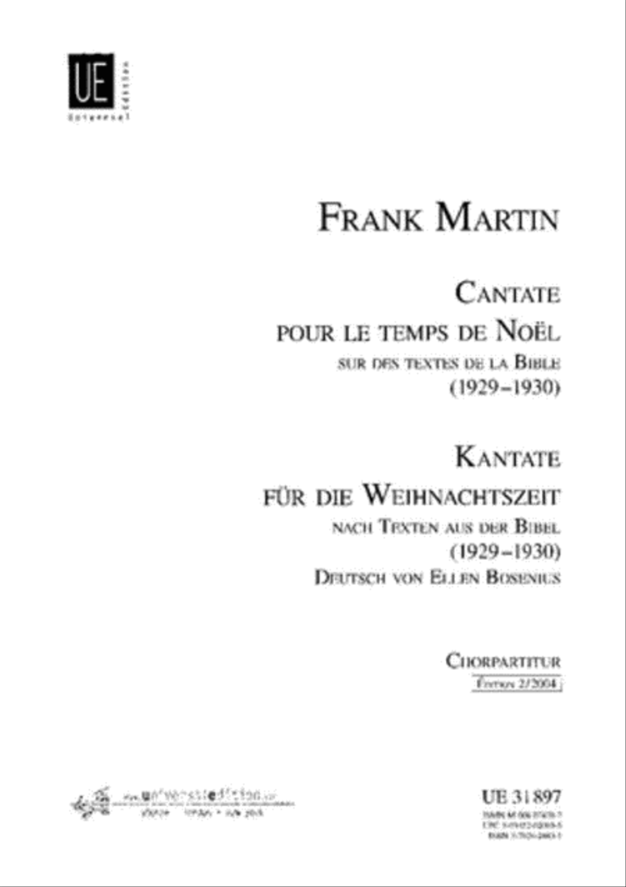 Cantate Pour Le Temps De Noel School and Community scores gallery preview page 1