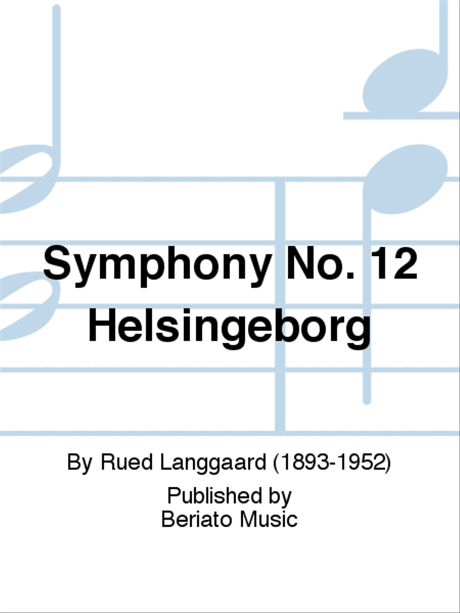 Symphony No.12 'Hélsingeborg' Orchestra scores gallery preview page 1