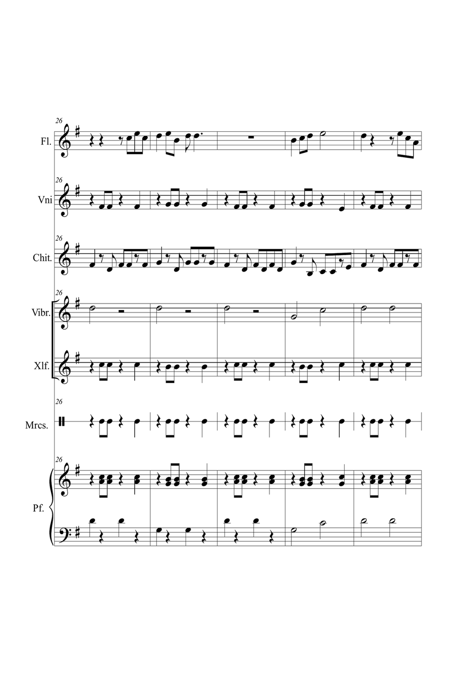 Guantanamera Small Ensemble scores gallery preview page 6