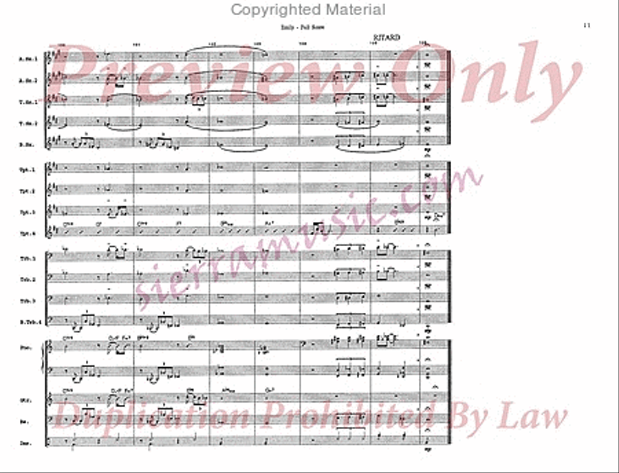 Emily Big Band scores gallery preview page 12