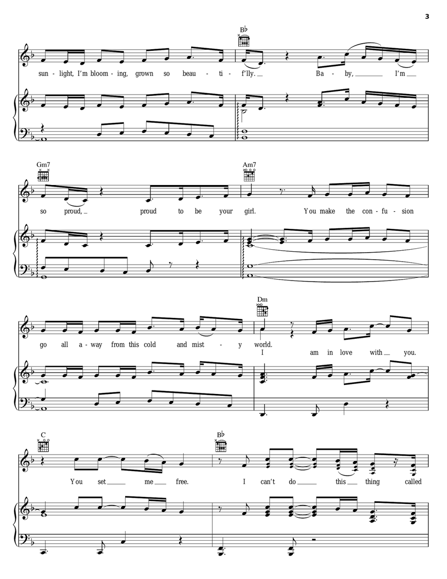 Dangerously In Love Piano, Vocal, Guitar scores gallery preview page 3
