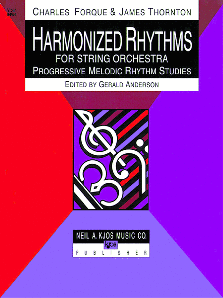 Harmonized Rhythms For Strings - Violin