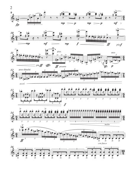 SONATA for SOLO VIOLIN (1991, 2021 Revision) image number null