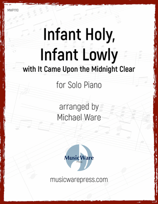 Book cover for Infant Holy, Infant Lowly with It Came Upon the Midnight Clear
