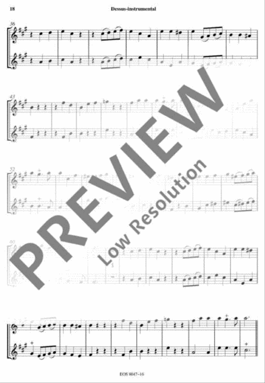 Messe de Mort Flute scores gallery preview page 18