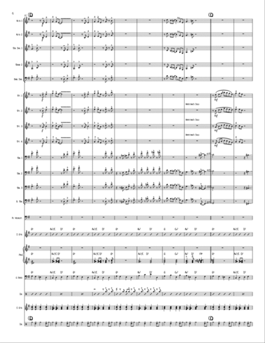 Cool Yule Jazz Ensemble scores gallery preview page 6