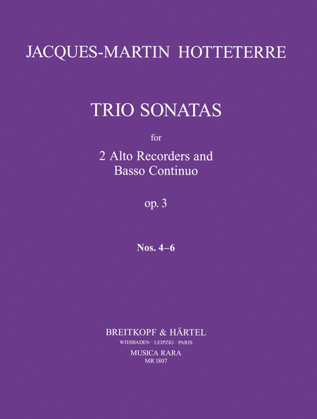 Triosonaten op. 3/4-6