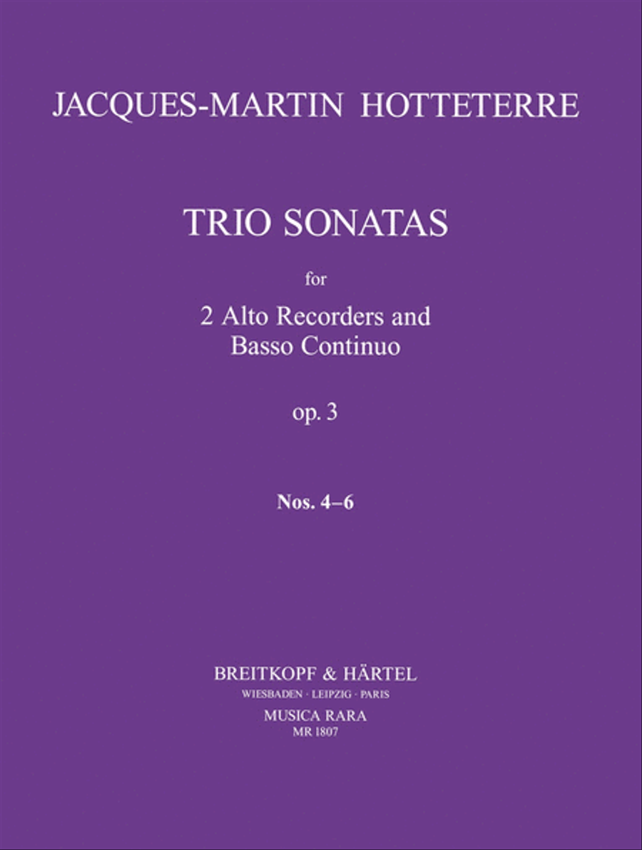 Trio Sonatas Op. 3 Trio Sonatas Op. 3 Score scores gallery preview page 1