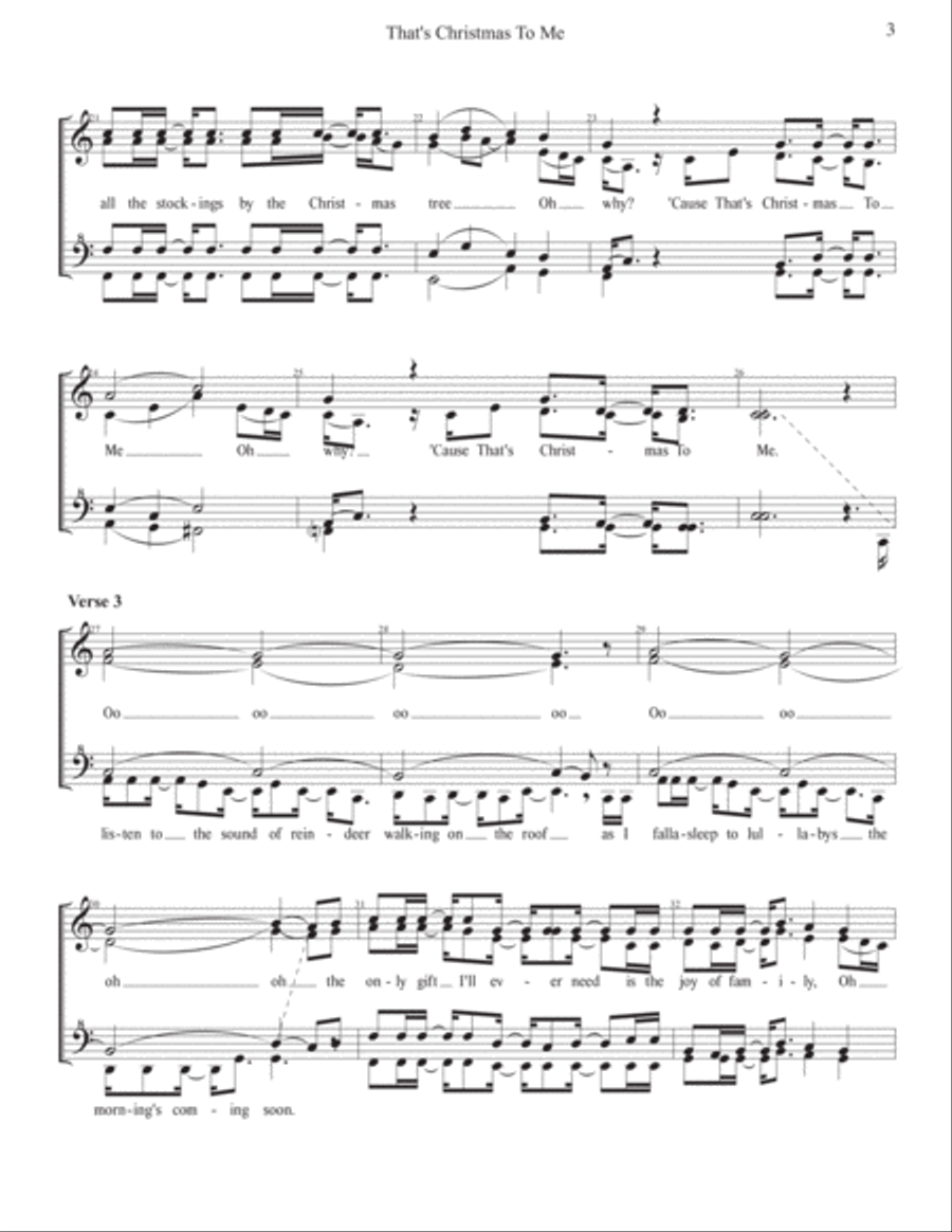 That's Christmas to Me SSAA scores gallery preview page 3