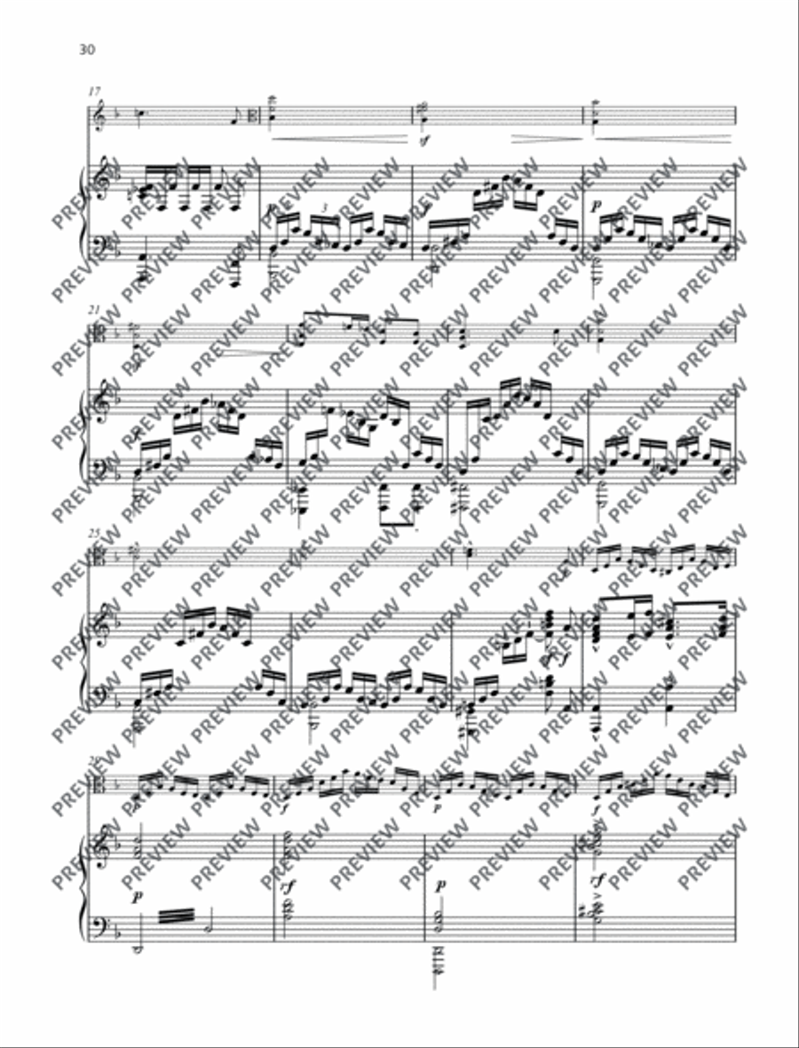 Fairy-Tale Picture No. 3 Piano Accompaniment scores gallery preview page 3