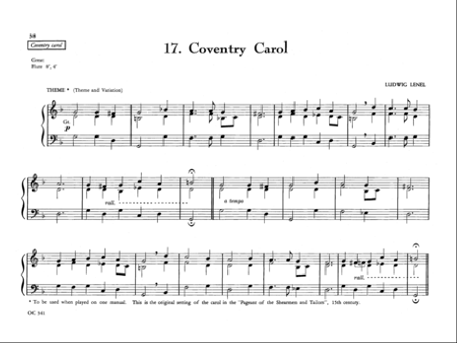 The Parish Organist, Part 05 (Advent, Christmas) Organ scores gallery preview page 18