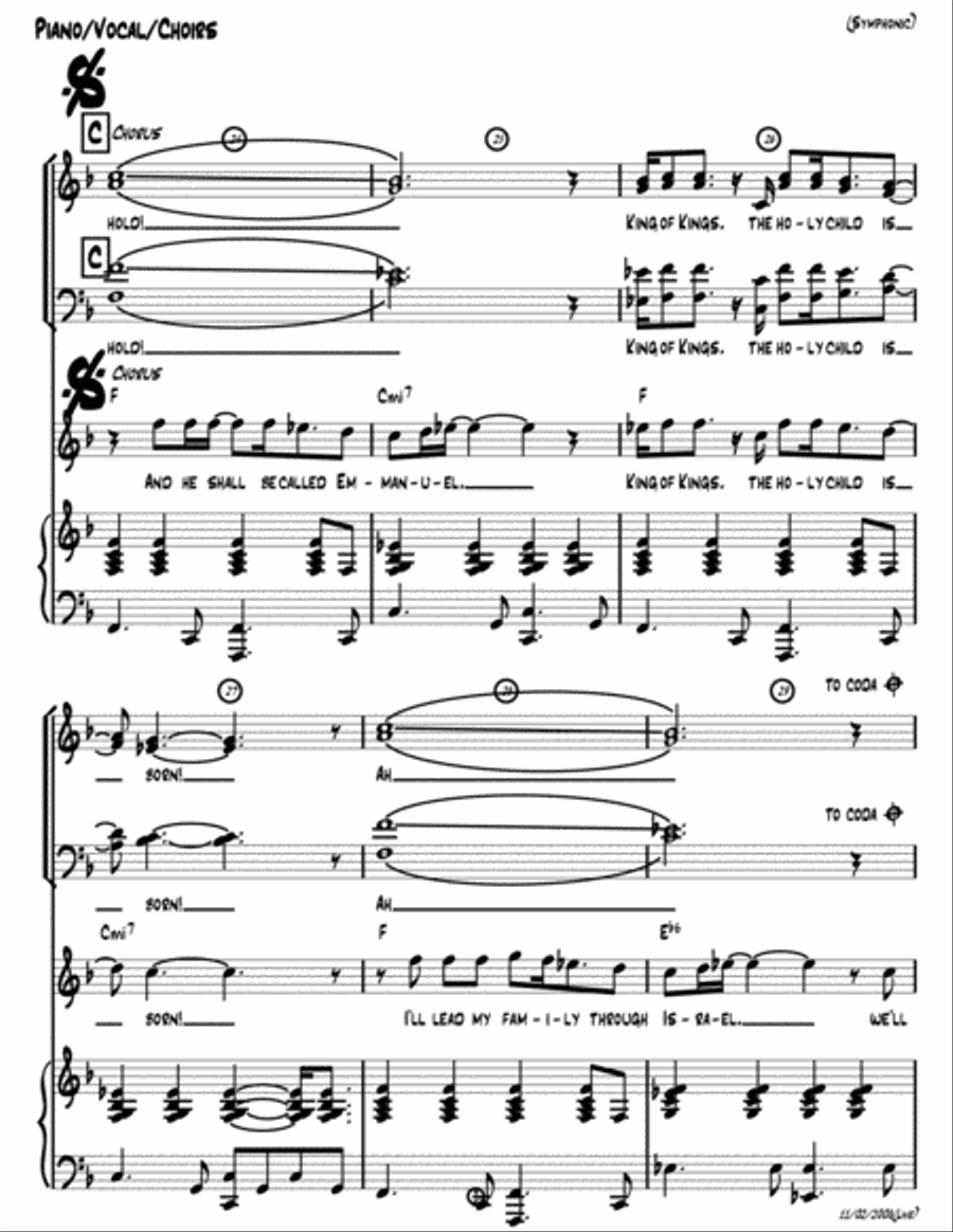 I Am a Carpenter (Joseph's Song) [Octavo w/Piano and Chords] 4-Part scores gallery preview page 3