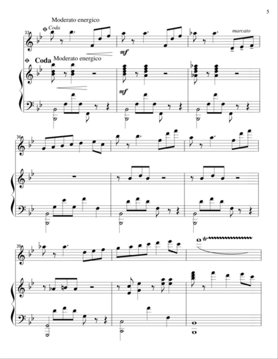La Lisonjera - flute-piano Flute Solo scores gallery preview page 5