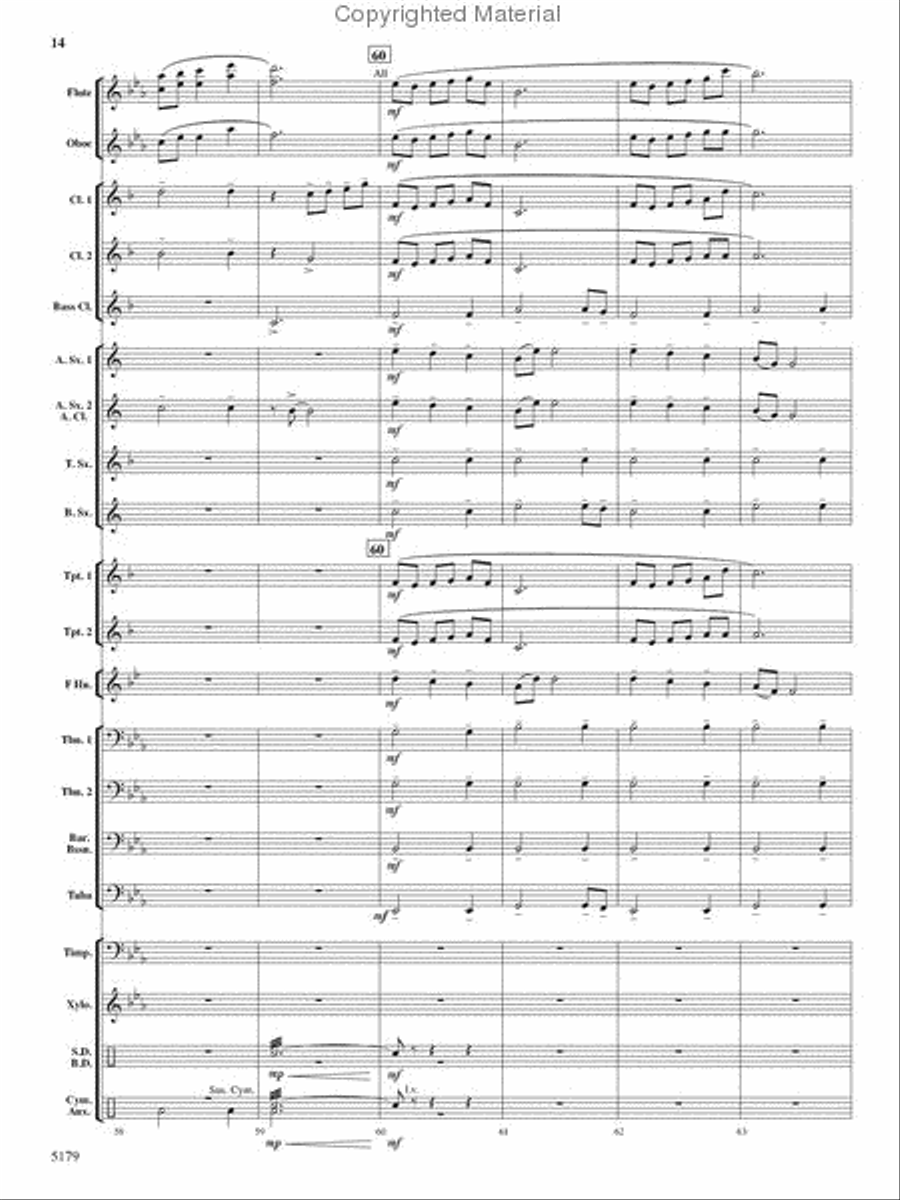 American Journey Concert Band scores gallery preview page 13