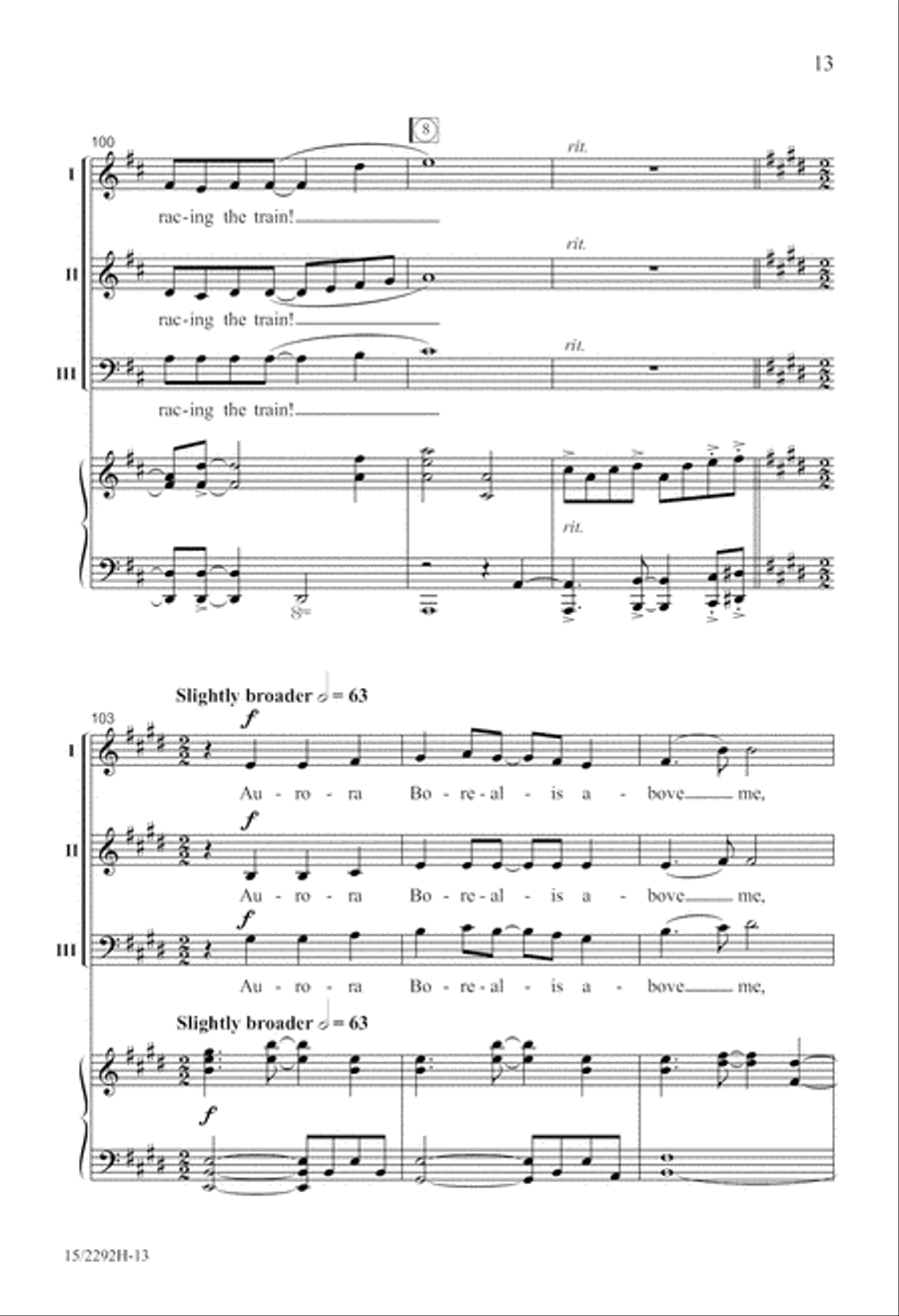 Aurora Borealis Aurora Borealis 3-Part scores gallery preview page 14
