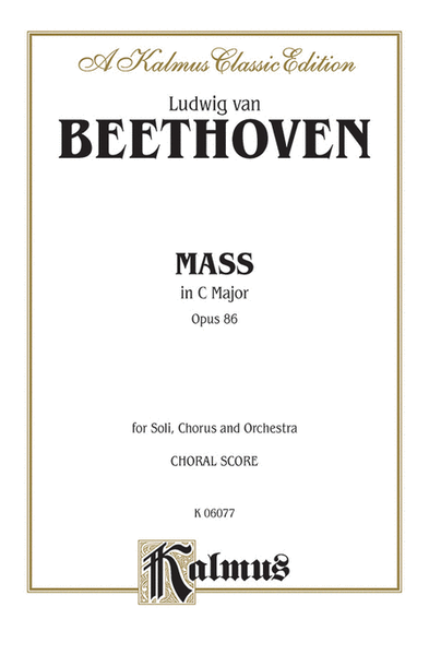 Mass in C Major, Op. 86