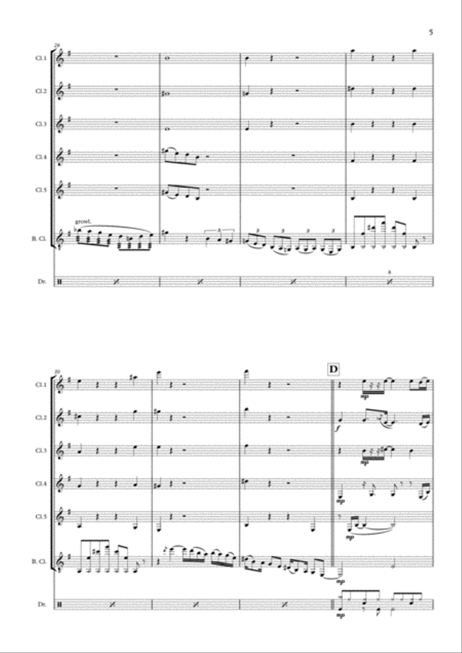 R u tall king tummy? R u tall king tummy? Small Ensemble scores gallery preview page 6
