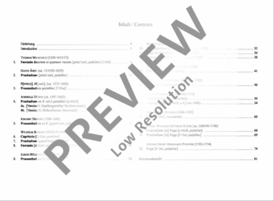 20 Free Organ Works of the North German School Organ scores gallery preview page 4